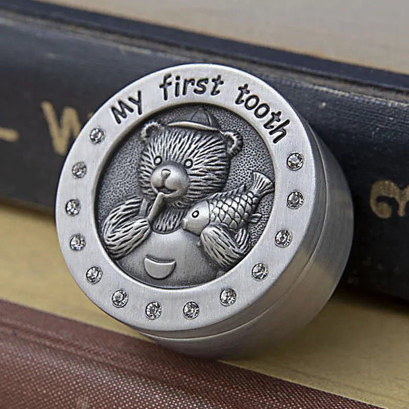 Creative European-style Baby Tooth and Hair Keepsake Box