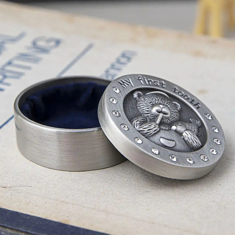 Creative European-style Baby Tooth and Hair Keepsake Box